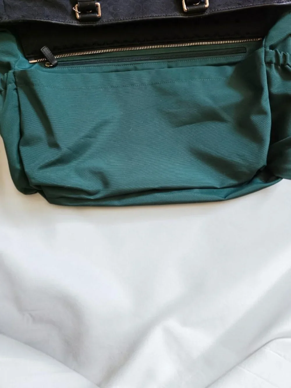 EUC COACH F77156 Signature Multifunction Diaper/Laptop Bag or Purse